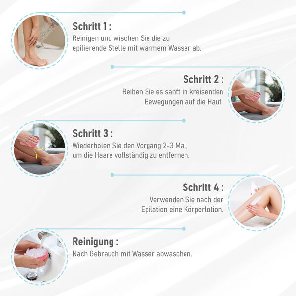 Kristall-Haarentferner, Gold image number 5