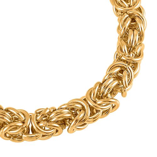 Armband, Reiner Edelstahl, ca. 15.25cm, goldfarben image number 1