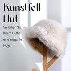 Hut aus Kunstfell, Beige image number 3