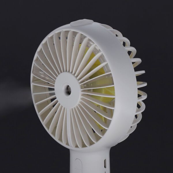 2-in-1 Nebelspray-Ventilator, Weiß-Gelb image number 2
