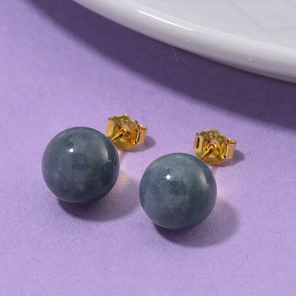 Nat&uuml;rliche Olmek Jadeit Ohrringe - 15 ct. image number 1