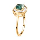 AAA Kagem sambischer Smaragd und Diamant-Ring in 585 Gold image number 4