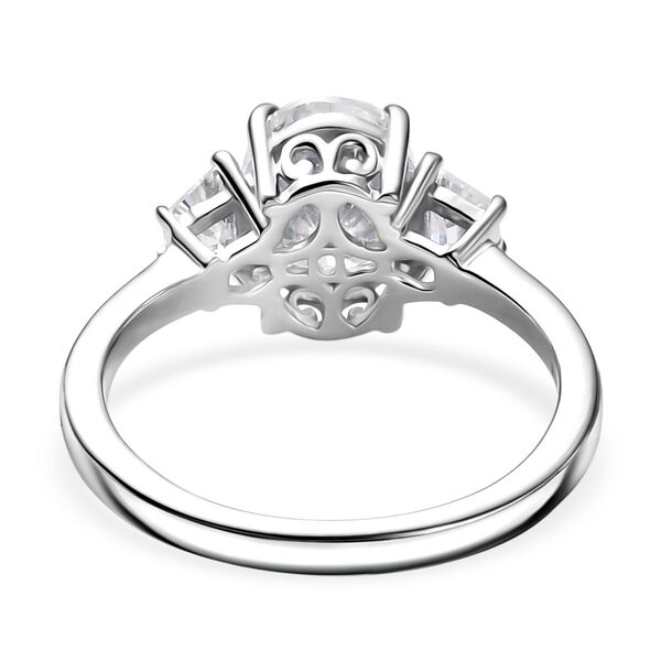 D'Joy Moissanit Ring 925 Silber rhodiniert (Größe 17.00) (10-15 Werktage Lieferzeit) ca. 2.21 ct image number 5
