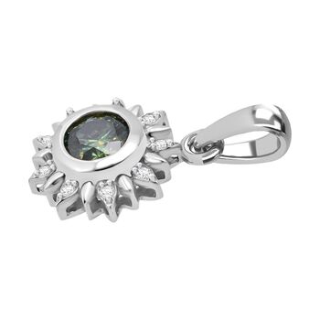 D'Joy Paraiba Moissanit und Moissanit Anh&auml;nger - 0,48 ct.