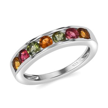 Mehrfarbiger Turmalin-Ring - 0,84 ct.