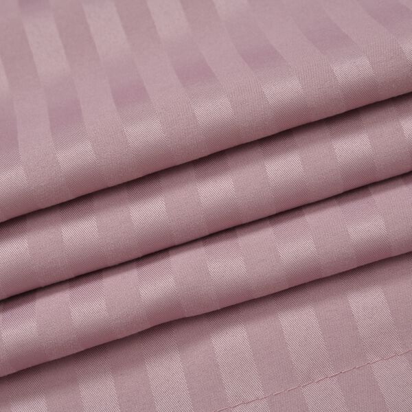 2-teiliges Bettw&auml;sche-Set mit vertikalem Streifenmuster, 135x200 cm und 80x80 cm, Rosa image number 11