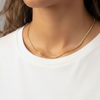 LUXORO Spiga-Halskette, 50cm, 1,93 Gramm