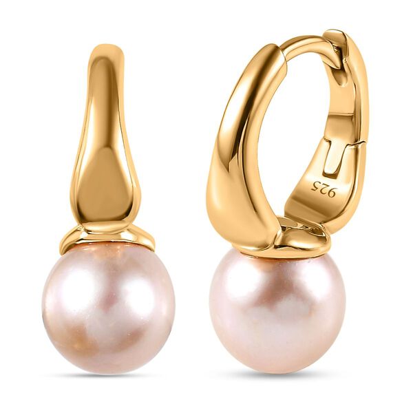 S&uuml;&szlig;wasserperle Ohrringe - 7,57 ct.