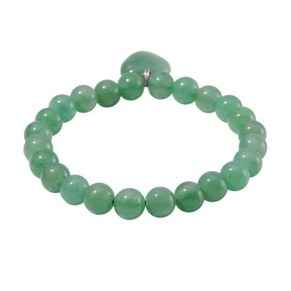 3er-Set- Grüne Aventurin und weiße Kristall Quarz-Armbänder - 231 ct. image number 6