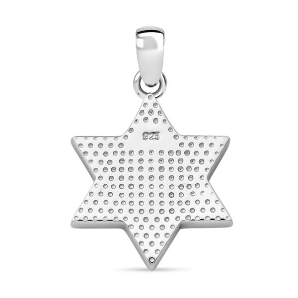 Simulierter blauer Opal Stern-Anhänger image number 4