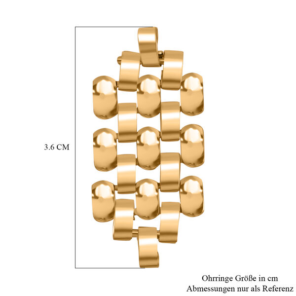 Messing Ohrringe ca. 7,00g image number 5