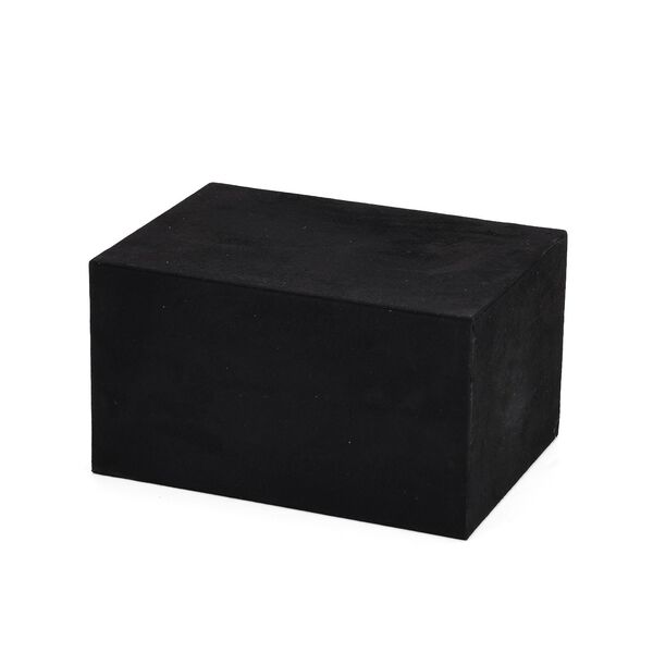 4-lagige Schmuckbox aus Samt mit 10 Silberputztüchern, 23,8×17×14,2 cm, Schwarz image number 3