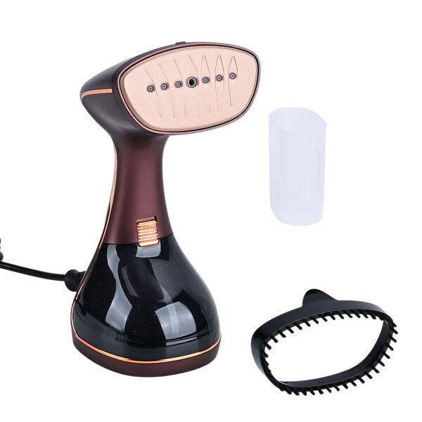 LIVMORE Handdampfgl&auml;tter mit Keramiksohle, 1780W, 32x14x12cm, Kaffeefarbe image number 6