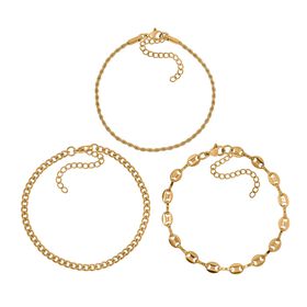 3er Set - Sehr Schick und Trendy Armbänder, Chirurgen-Edelstahl