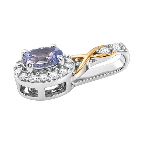 D'Joy Tansanit und Zirkon zweifarbiges Schmuckset - 1,13 ct. image number 8