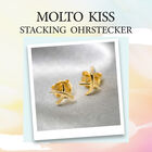 Molto Kiss Stacking Ohrstecker in Silber mit Gelbgold Vermeil image number 6