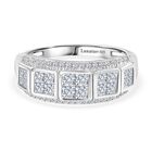 LUXURIANT DIAMOND - Lab Grown Diamant SI-GH SGL zertifiziert Ring, 925 Silber rhodiniert (Größe 17.00) ca. 1,00 ct
