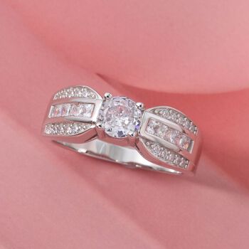 LUSTRO STELLA wei&szlig;er Zirkonia Ring