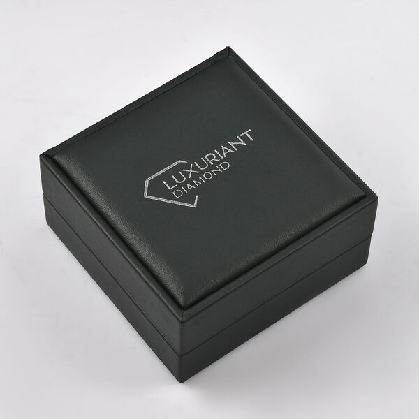 LUXURIANT SGL zertifizierter VS-EF Labor Diamant Ring, 925 Silber platiniert - 1 ct. image number 5