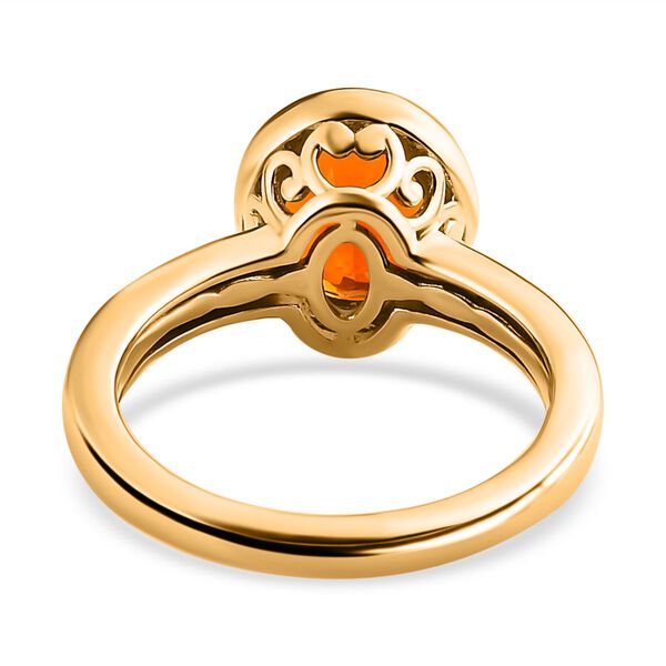 Crimson Feueropal Ring - 1,28 ct. image number 6