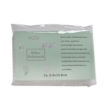 20 St&uuml;ck Anti-Anlauf-Silberpoliert&uuml;cher, 6,8x10,8 cm, Hellgrau