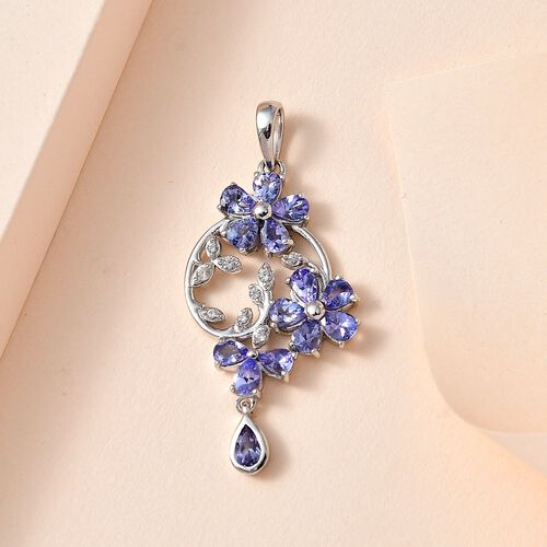 Tansanit Anhänger, ca. 2.13 ct image number 1