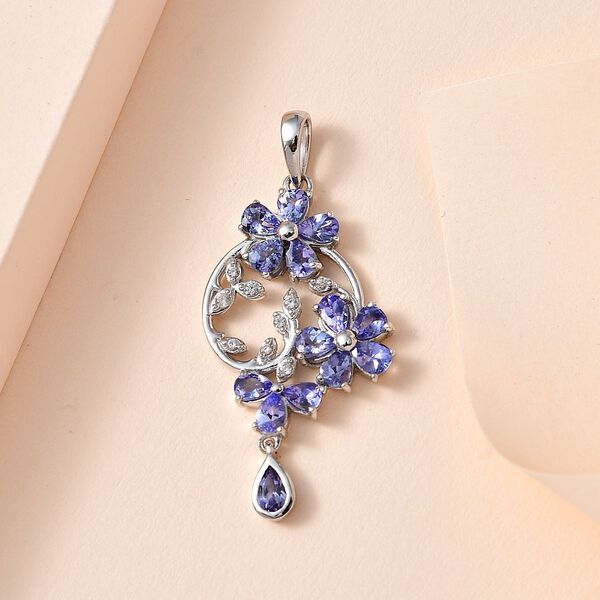 Tansanit Anh&auml;nger, ca. 2.13 ct image number 1