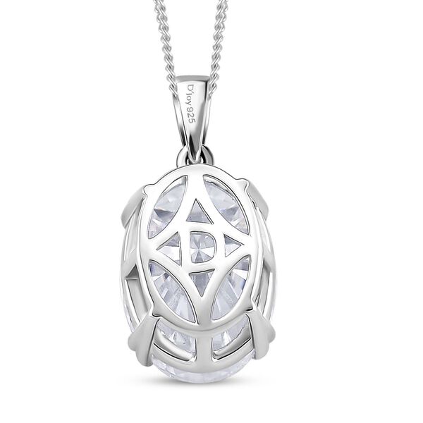 D'Joy Moissanit Ring und Anh&auml;nger mit 45 cm langer Kette image number 5