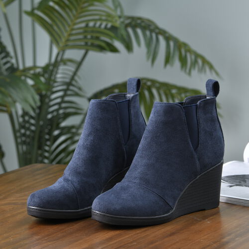 LA MAREY - Damen Stiefel, Größe 36, Dunkelblau image number 0