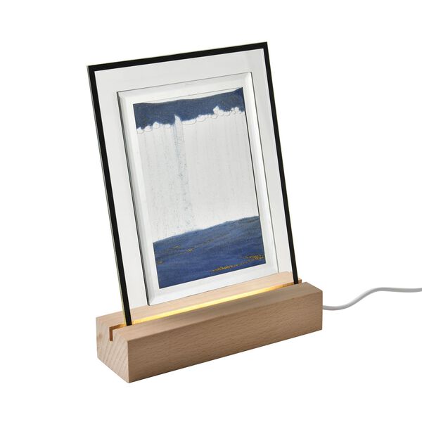 USB-Sandmalerei Nachtlicht mit h&ouml;lzerner Basis, 15x4.5x2 cm image number 1