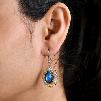 EVER TRUE AAA Labradorit Ohrringe Nickelfreies Messing ca. 13,00 ct.