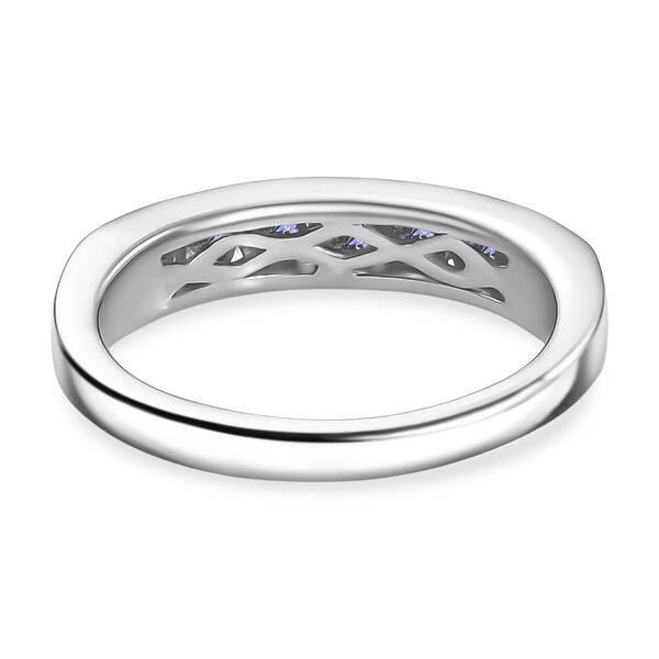 D'Joy AA Tansanit Ring, 925 Silber platiniert - 0,89 ct. image number 5