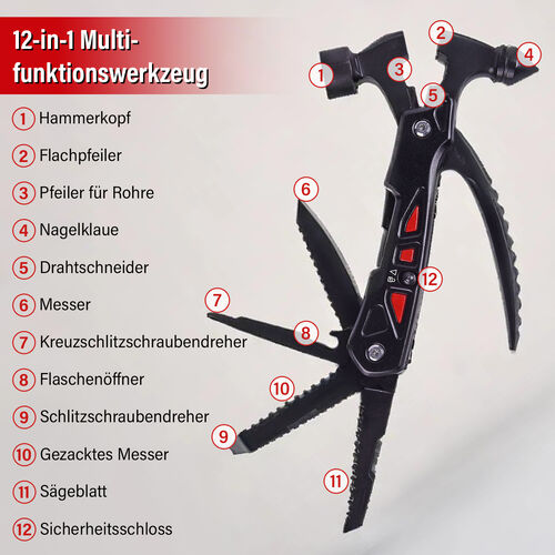 12-in-1 Multifunktionswerkzeug image number 1