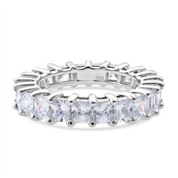 Lustro Stella Wei&szlig;er Zirkonia Eternity Ring