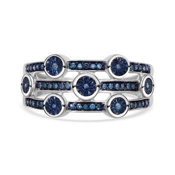 Blauer Diamant-Ring - 0,20 ct.