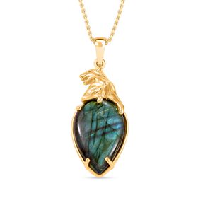 Labradorit Schmuckset ca. 6,48 ct.