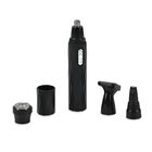 4-in-1 Multifunktional Elektrorasierer Set, 12.8 x 2.6 x 2.6 cm, schwarz