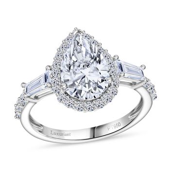 LUXURIANT IGI zertifizierter VS-EF Labor Diamant Ring in 950 Platin - 3 ct.
