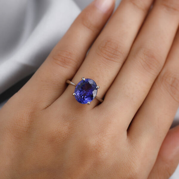RHAPSODY - AAAA Tansanit Solit&auml;r-Ring, 950 Platin  ca. 5,01 ct image number 3