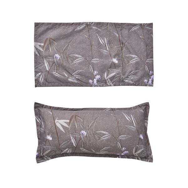 6-teiliges Set: antibakterielle, antiallergische Mikrofaser-Bettwäsche, Beige-Grau image number 7