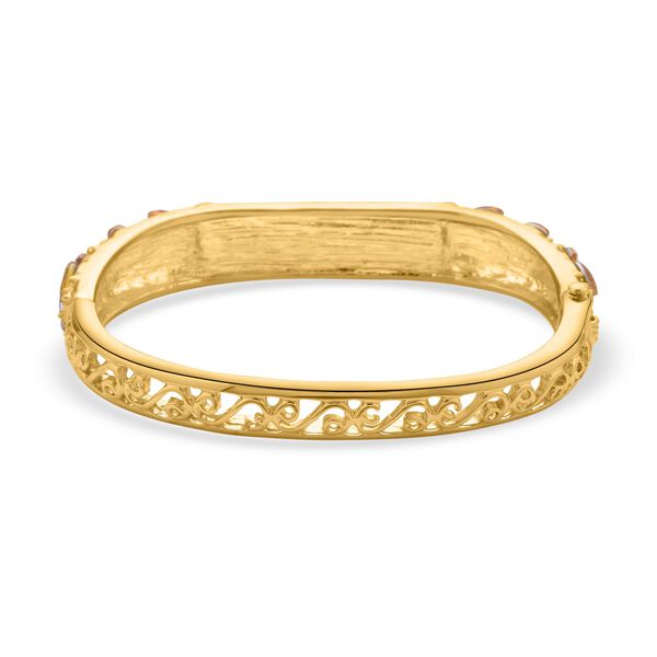 Gold Sandstein, Kristall Armreif ca. 18 cm  Std Gelb image number 3