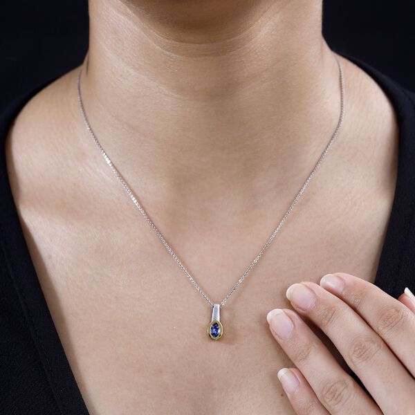 Tansanit Anh&auml;nger - 0,42 ct. image number 3