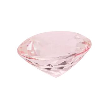 AAAA Rosa Morganit, Rund, Facettiert, ca. 8 mm, ca. 1.81 ct