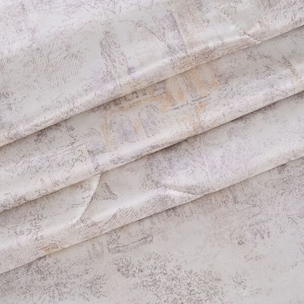 "AB side Silk quilt with cooling fabric fabric:85% nylon+15%spandex A side: print, B side match solid color Filling:100g silk+200g polyester,around 110gsm,33% silk+77% polyester Packing:gift box with PVC cover", "AB side cooling pillowcase with piping wit image number 4