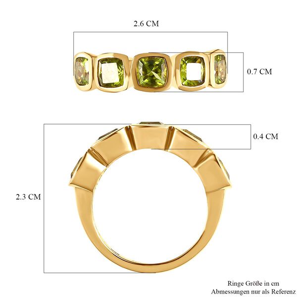 Nat&uuml;rlicher Peridot-Ring - 2,84 ct. image number 7