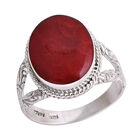 Royal Bali - D'Joy Koralle Ring 925 Silber (Gr&ouml;&szlig;e 21.00) ca.