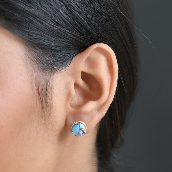 D'Joy Goldenhill T&uuml;rkis Ring, Anh&auml;nger mit 50cm Kette und Ohrstecker image number 18