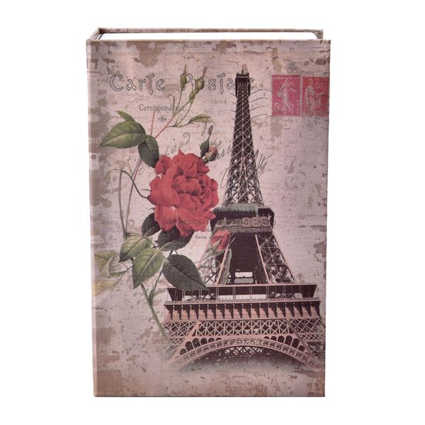 Buchtresor mit Zahlenschloss, Eiffelturm Tagebuch