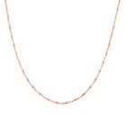 Reiner Edelstahl IP Rosa Plattierung Halskette ca. 50 cm ca. 6,50g