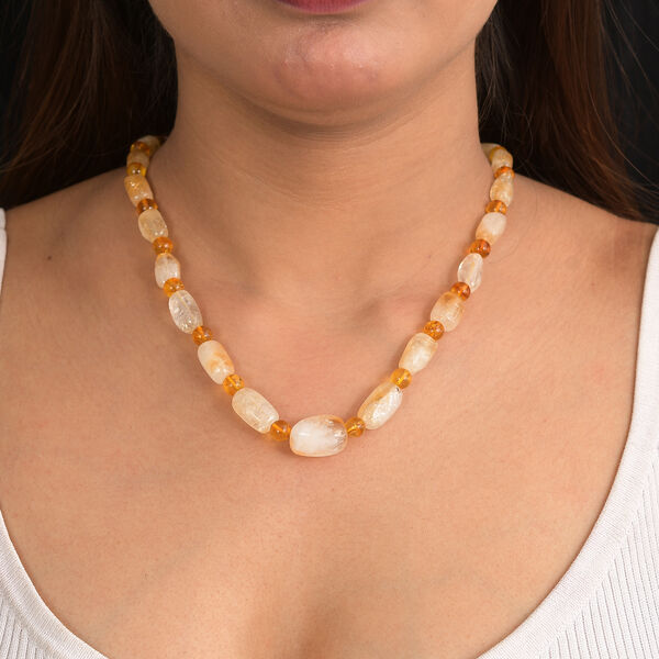 EverTrue Citrin und Bernstein 50cm Halskette image number 3